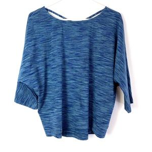 NWT Synergy Organic Cotton Marley Top Blue